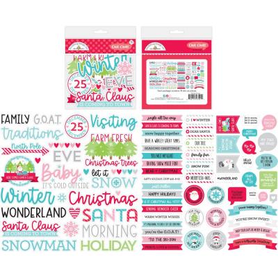 Doodlebug Let It Snow Die Cuts - Chit Chat